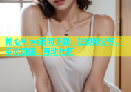 糖心Vlog官网下载：短视频分享、实时直播、互动社区